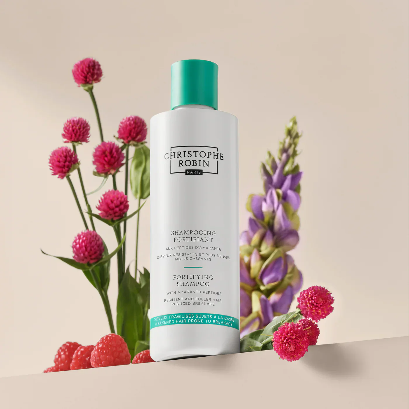 Christophe Robin Fortifying Shampoo With Amaranth Peptides 250ml - Image 6