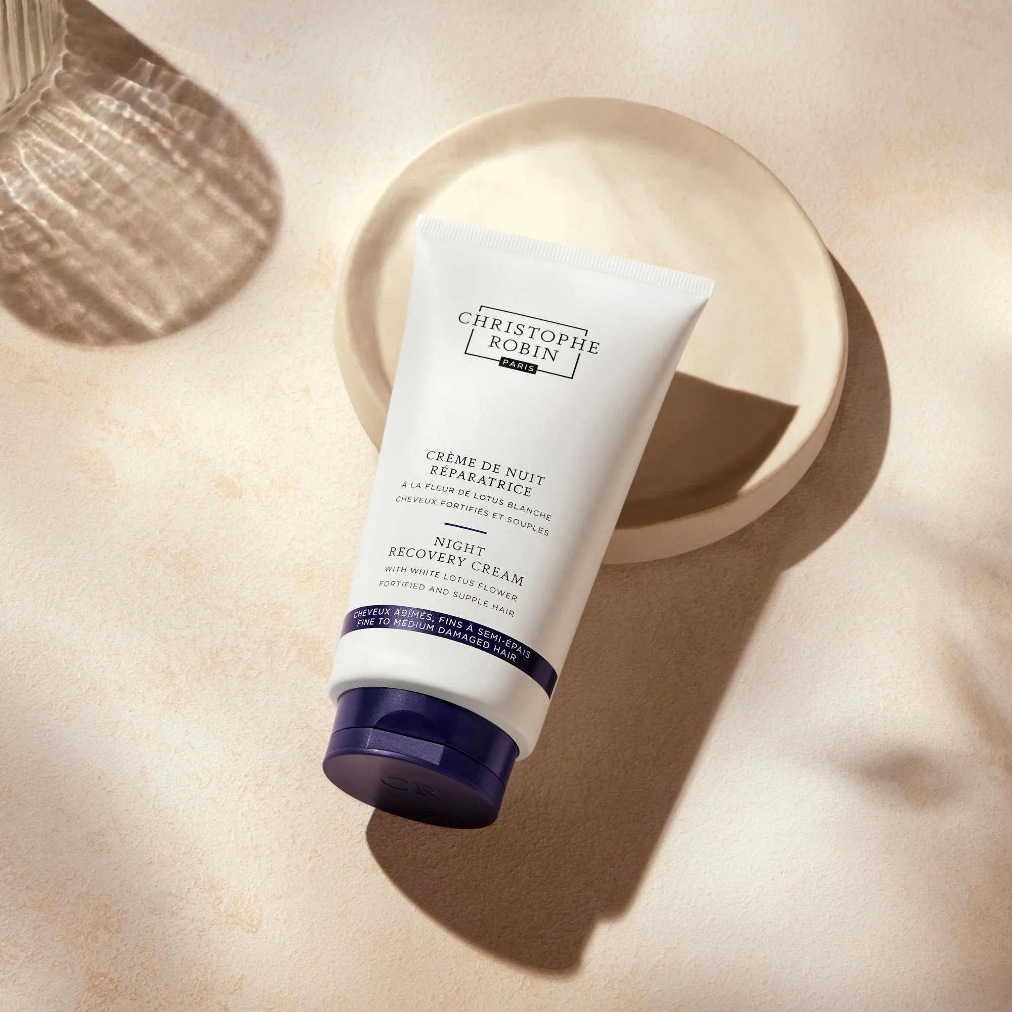 Christophe Robin Night Recovery Cream with White Lotus Flower 150ml - Image 3