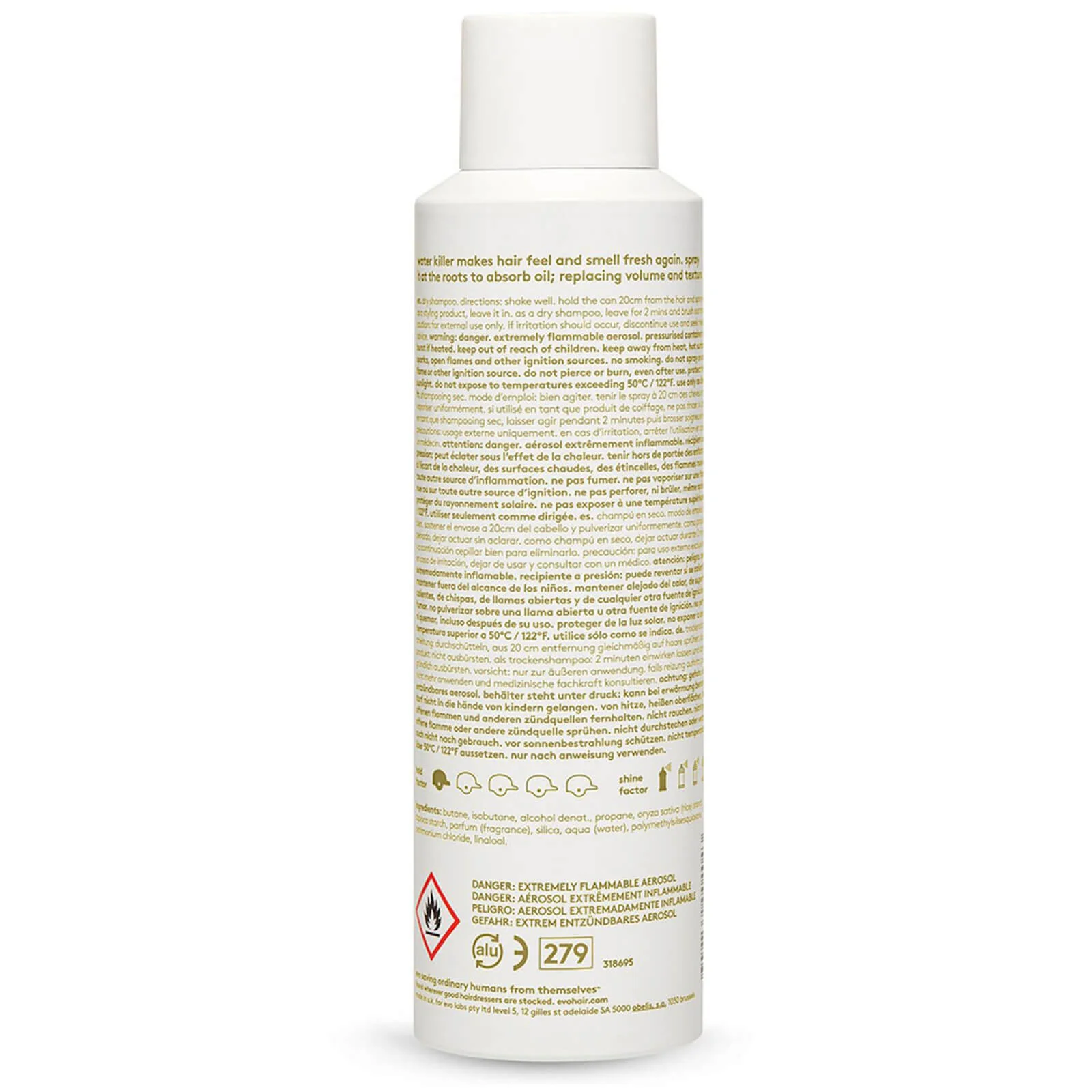 evo Water Killer Dry Shampoo 200ml - Image 3